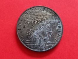 Medaille 1. Weltkrieg 1918, Brotfrieden Ukraine, 20g