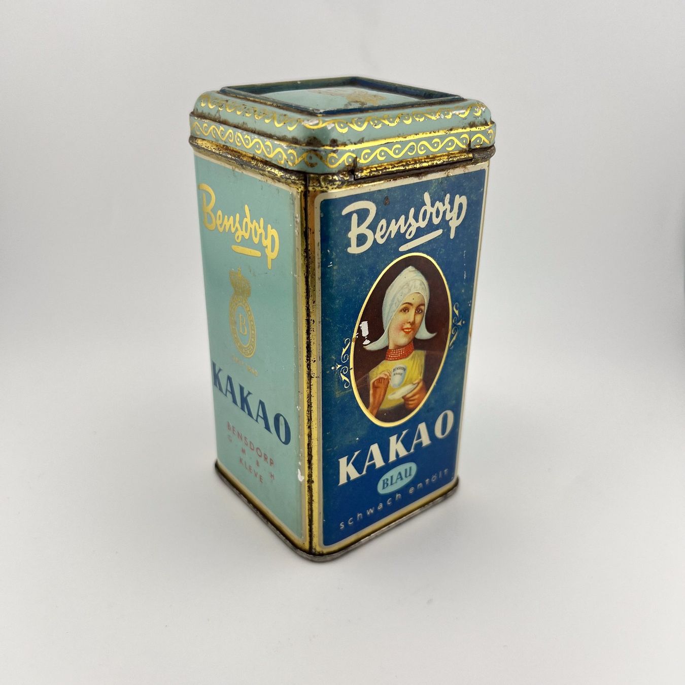 Dosen: Vintage Blechdose Bensdorp Kakao Holland Blech Dose Reklame – Gebraucht aus Neuhausen von rraayy