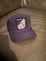 Goorin Bros Trucker Cap Lone Wolf blau neu mit Etikett