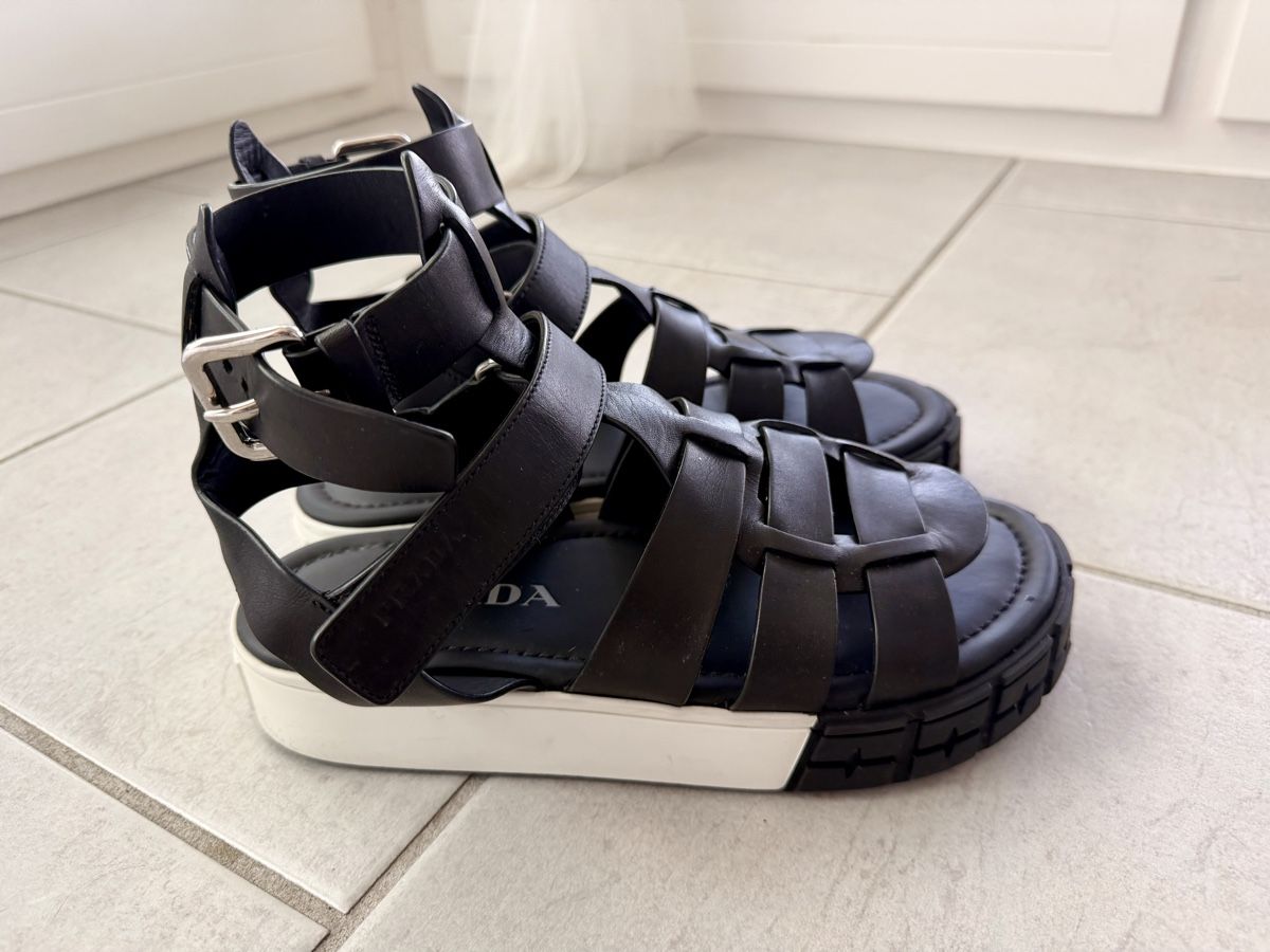 Prada Herrenschuhe: Prada gladiator Sandals Platform S.39 – Gebraucht aus Arni AG von LunaMeadow 1