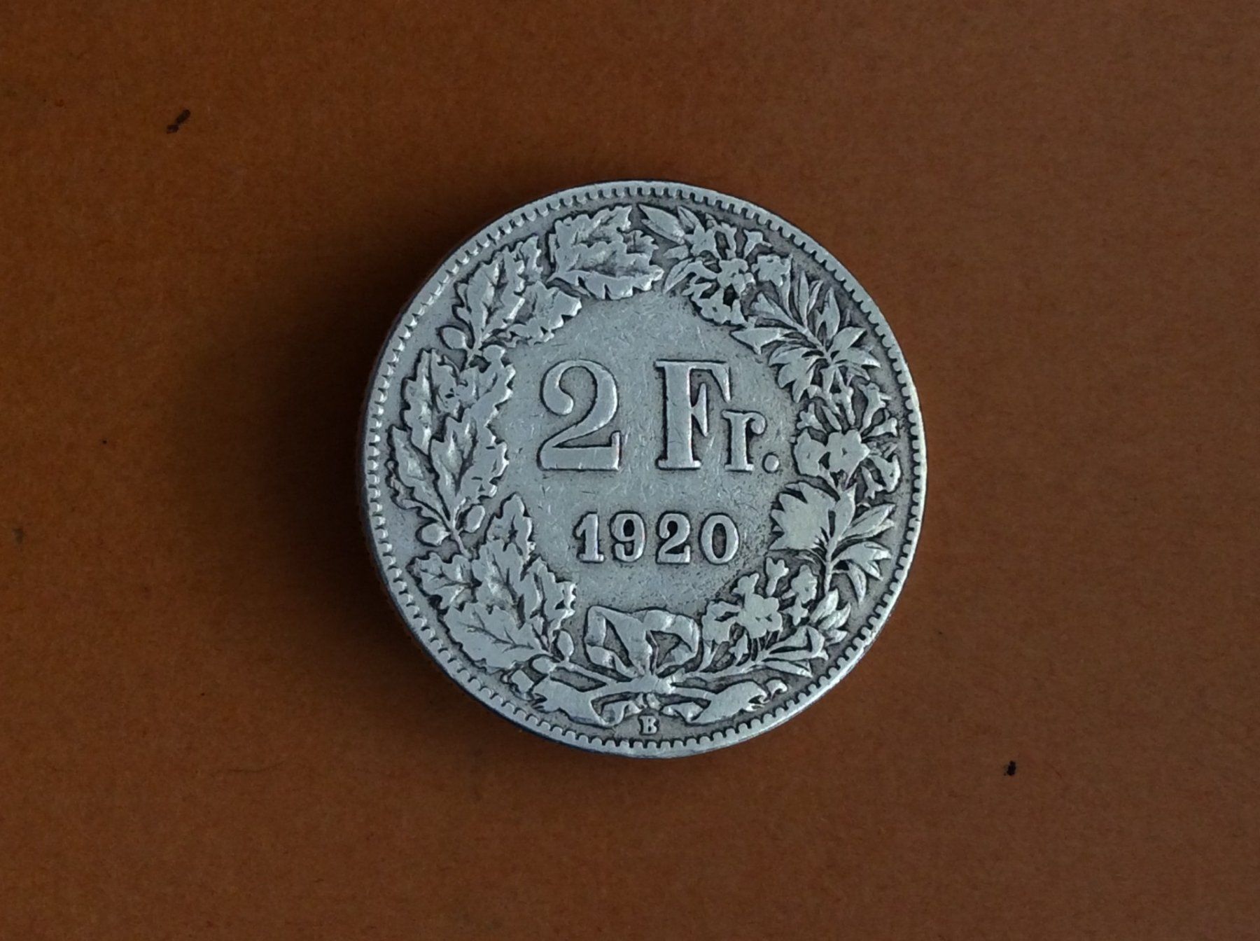 Alle Münzen: 2 francs  1920  Belle – Gebraucht aus Genève von pie_fh2d