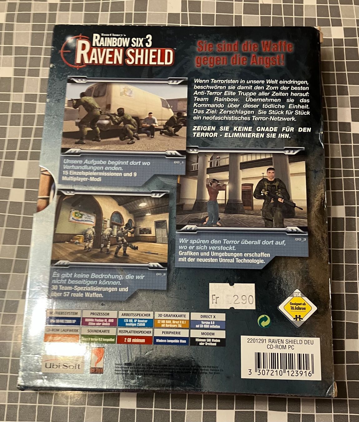Giochi: Tom Clancy's Rainbow Six 3: Raven Shield - PC (2003, dt.) – Usato da Winkel venduto da Asdas87 1