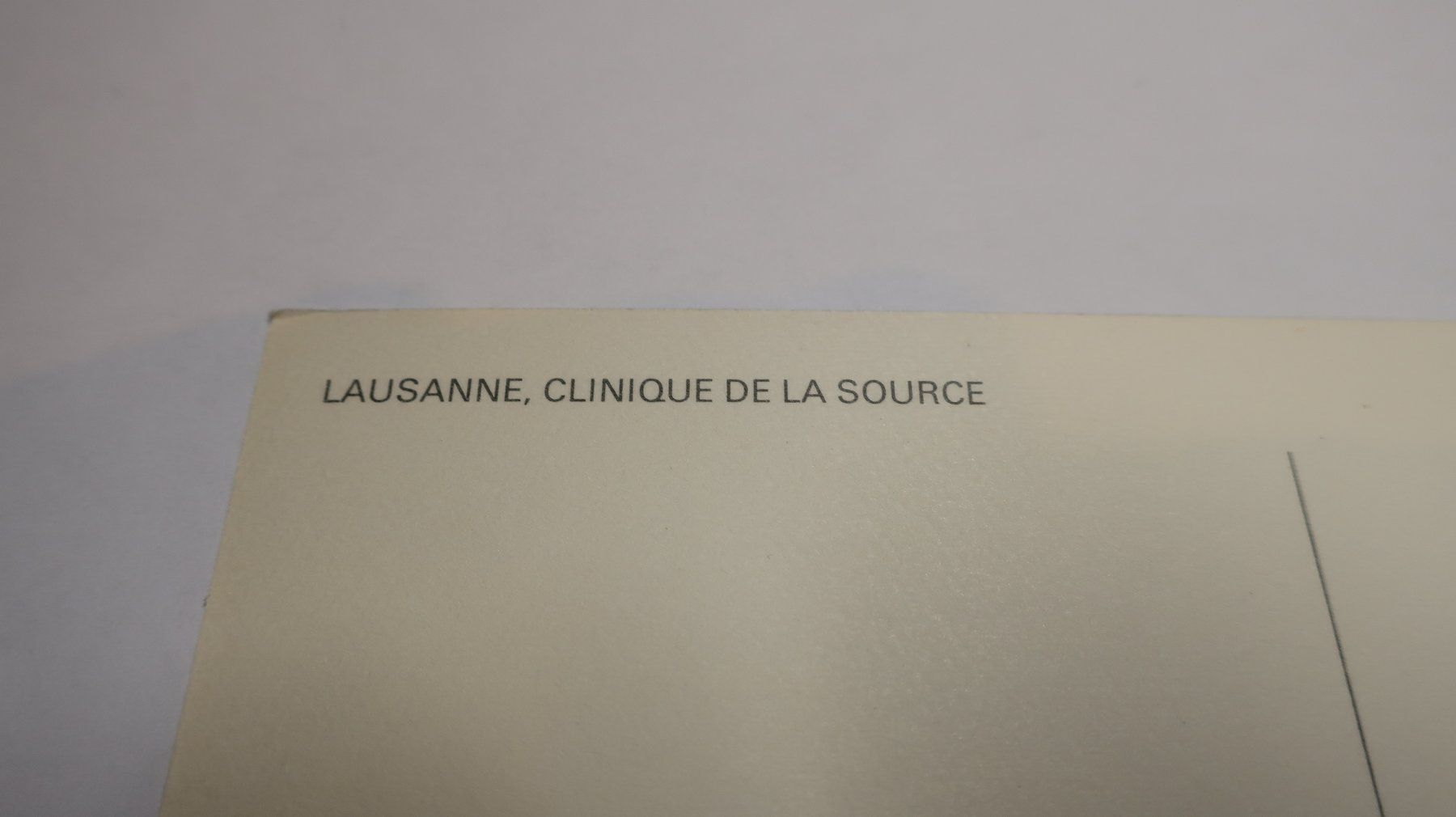 Cartes postales: Lausanne Clinique de la Source – D'occasion à Cormoret par Pascalll2001 3