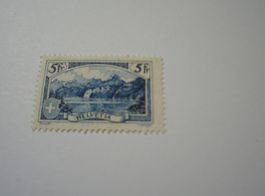 Alte 5.- Marke Rütli, * Erstfalz
