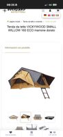 Tenda da tetto Vickywood Willow 160 Eco marrone usata