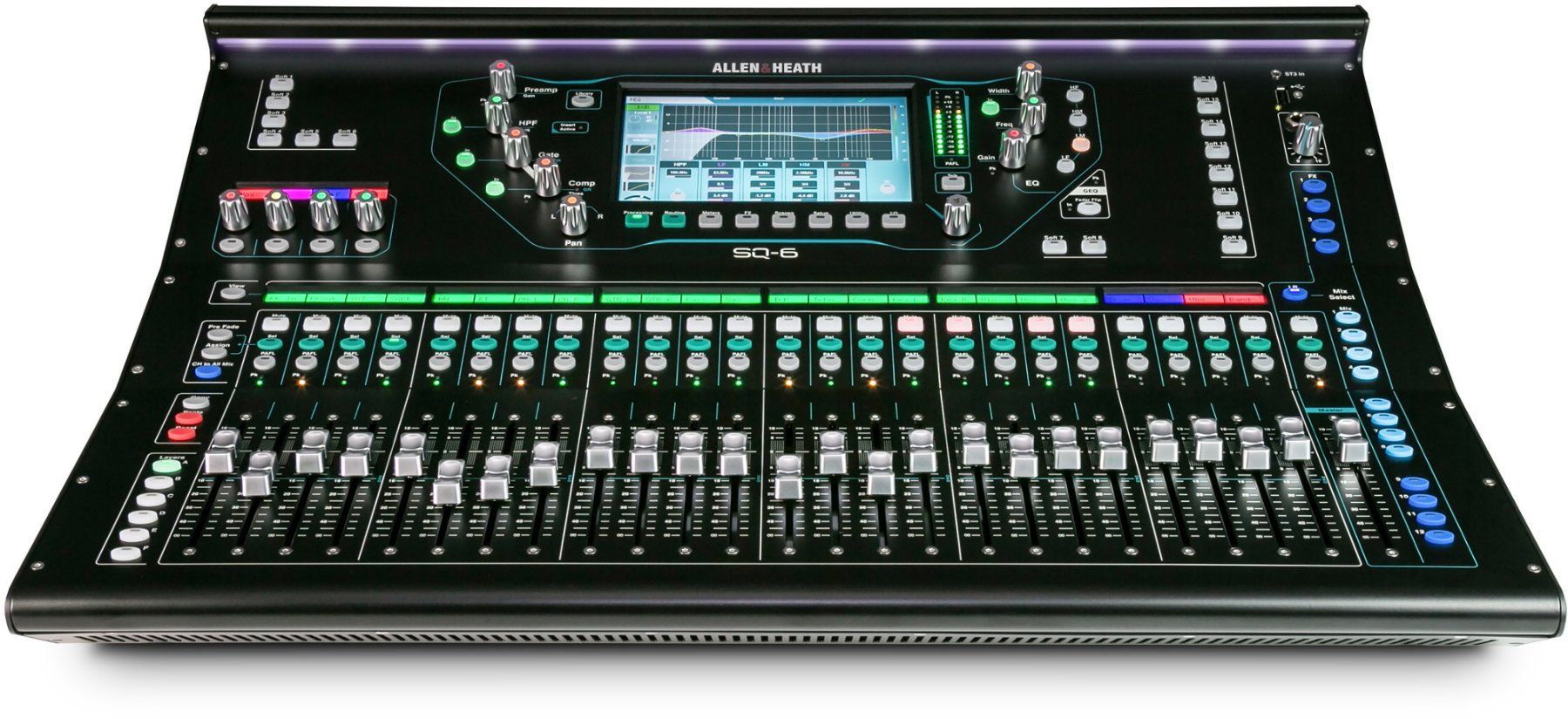 Allen & Heath Console di mixaggio: Allen & Heath SQ6 inkl. Case – Usato da Langenthal venduto da Ursmuell