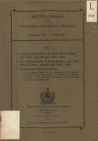 Lebensmittelpreise auf dem Markte Bern seit 1878