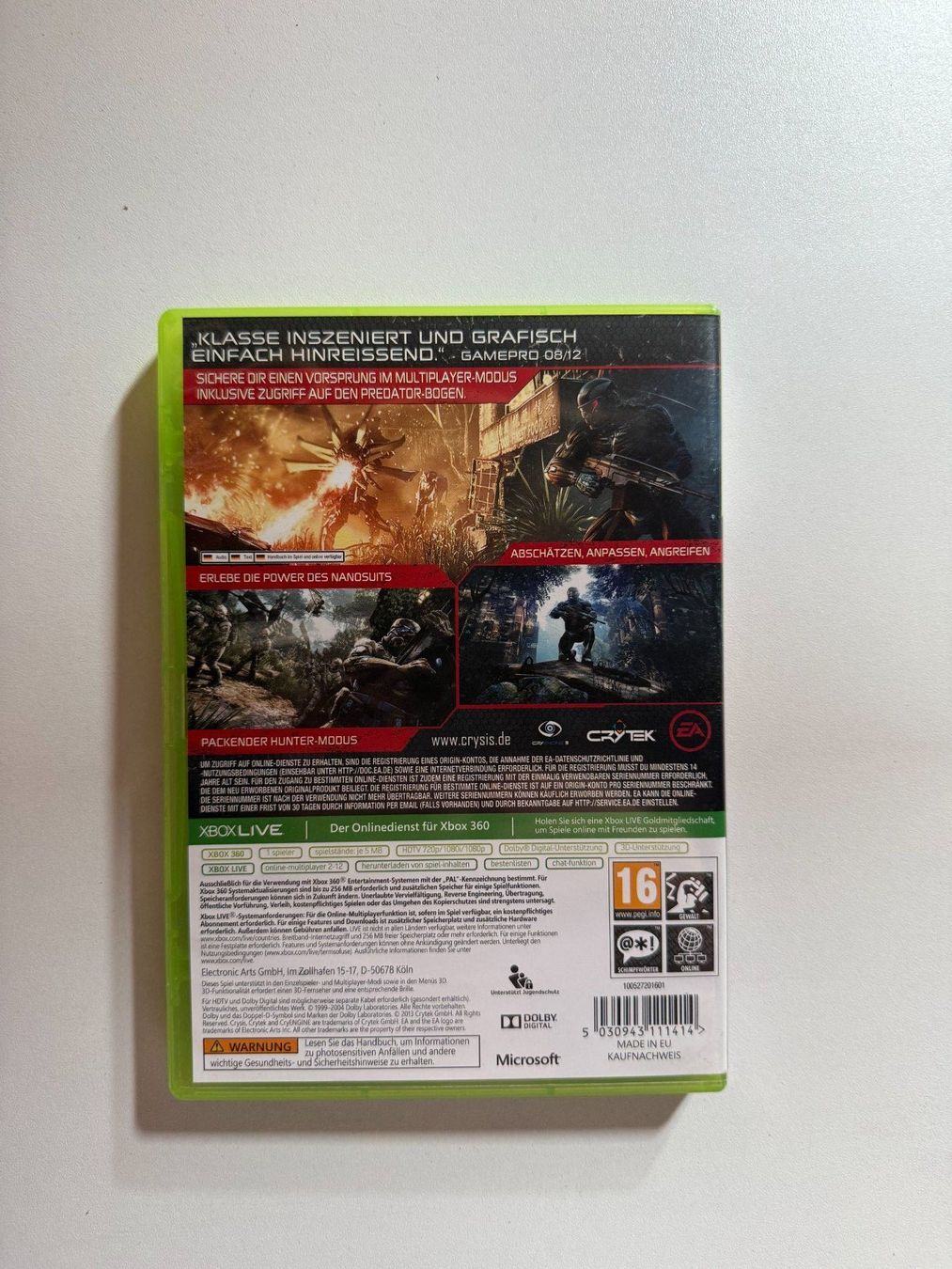 Giochi: Crysis 3 – Sci-Fi Shooter Xbox 360 – Usato da Zürich venduto da nic_pk65 1