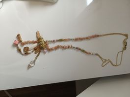 Boho Halskette mit Anhänger, perfekt für den Sommer!