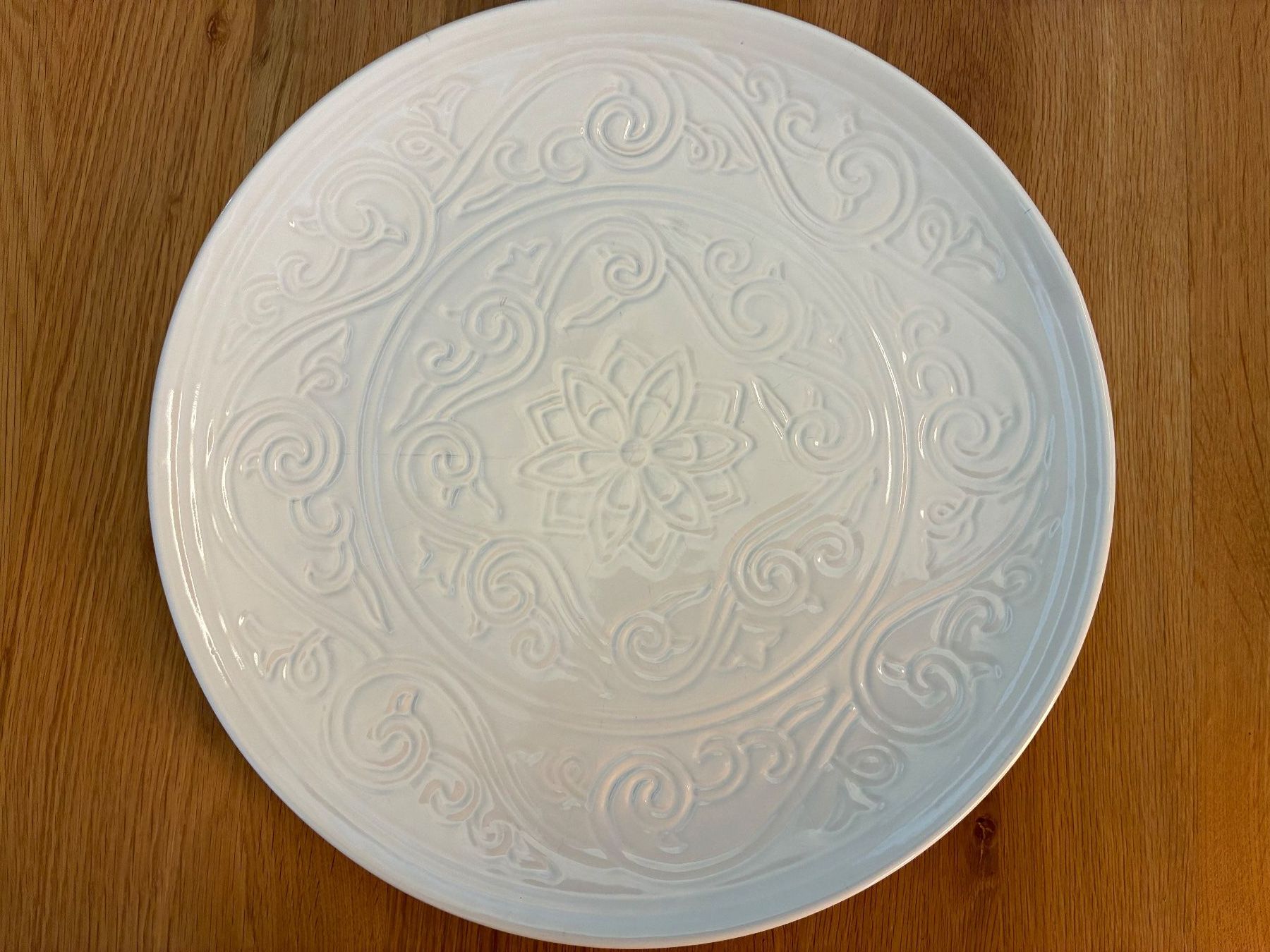 Ikea Servierplatten: Tortenplatte/ Teller von IKEA 32cm mit Mandala – Gebraucht aus Frick von sandra037