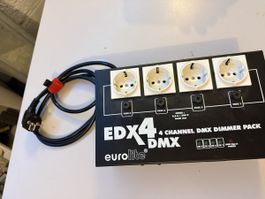 Eurolite EDX-4 DMX Dimmer Pack 4-Kanal neuwertig