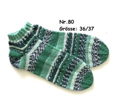 Sneaker - Socken handgestrickt  Gr.36/37  Nr.80