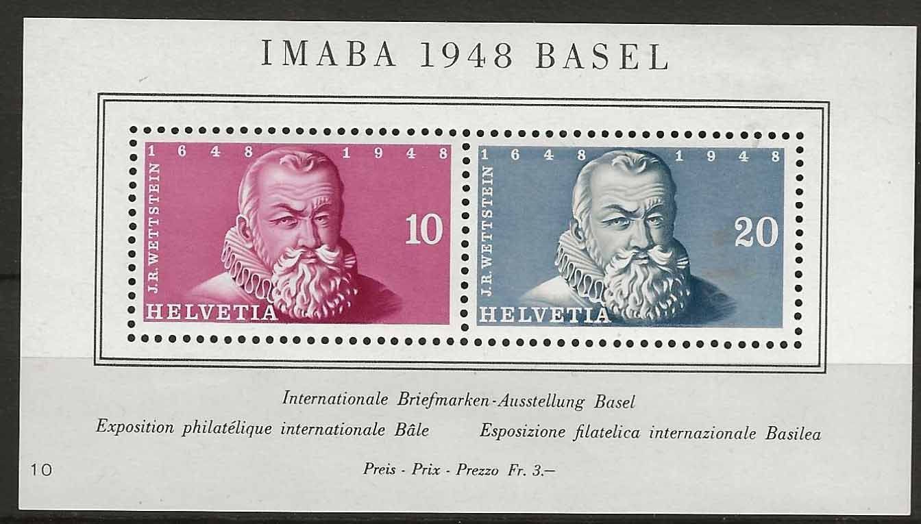 Tous les timbres: CHW31 - Bloc Imaba * – D'occasion à Trélex par Phil_Albert
