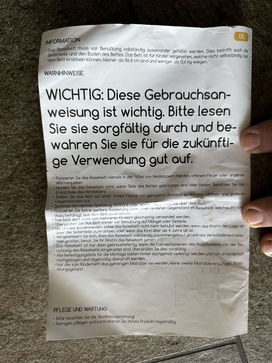 Betten: osann Kinder Reisebett – Neu (gemäss Beschreibung) aus Langenthal von Trader56blue 8