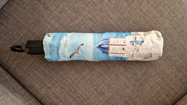 Taschenschirm Santorini Motiv ❤️ NEU ❤️