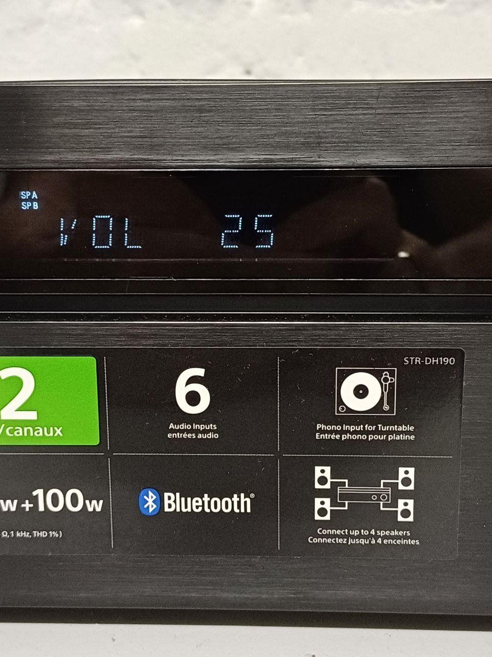 Sony Ricevitori: Stereo-Receiver Sony STR-DH190 – Usato da Bern venduto da Yunkom 3