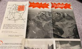 Alte Toggenburg-Säntis Karte, Winter-Wanderungen, Top Kult!