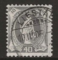 1904 : Steh. Helvetia Nr. 76F - Vollstempel Liestal