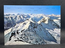 Blick vom Eggishorn auf Station Eggishorn und Bettmerhorn