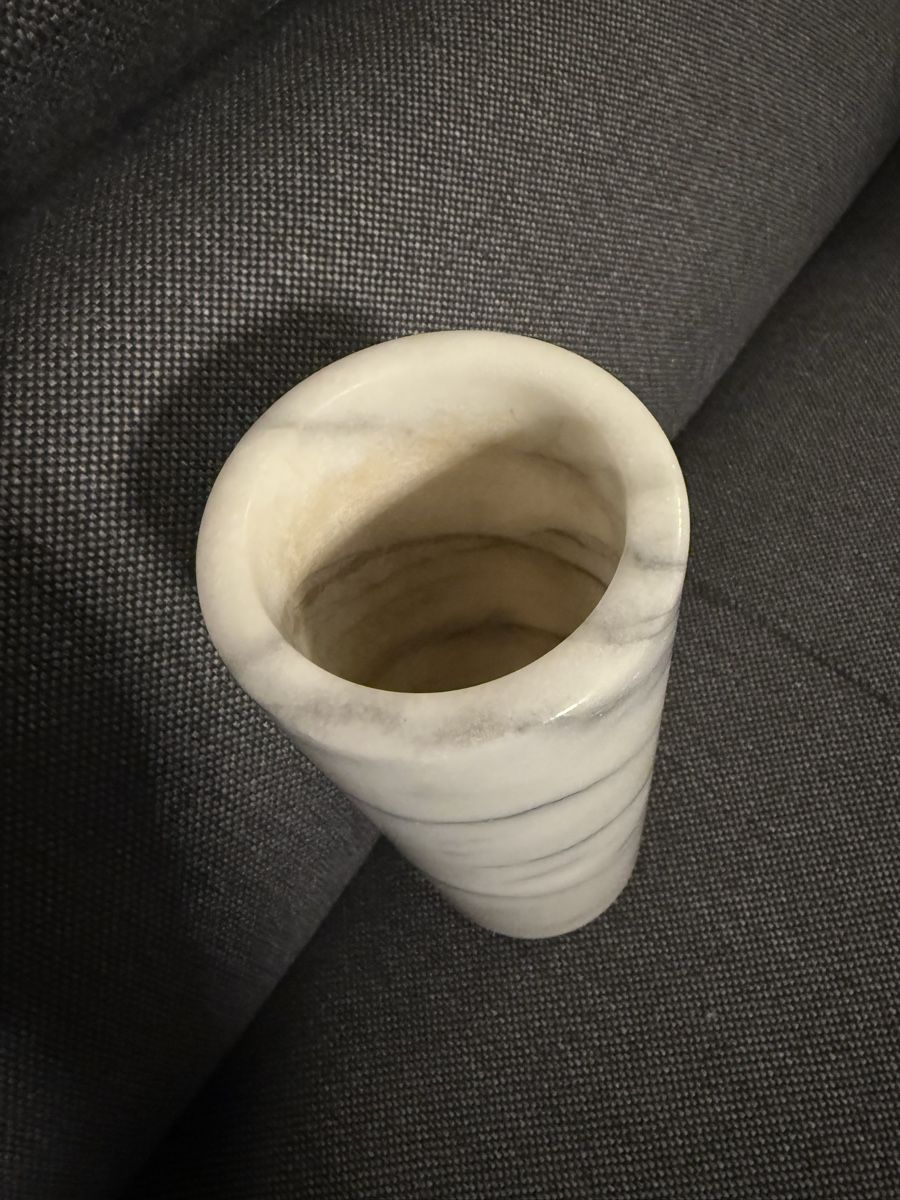 Vasen & Gefässe: Weisse Marmor Vase Carrara – Gebraucht aus Buchs SG von and_d8tp 3