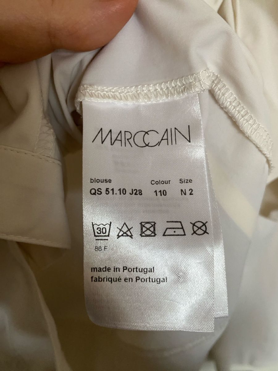 Marc Cain Camicette: Marc Cain Sport Bluse, Gr. N2, Cremeweiss – Usato da Muensingen venduto da drleevsy 5