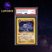 Pokemon PSA 8 Dark Machamp 10/82 Team Rocket Holo | English