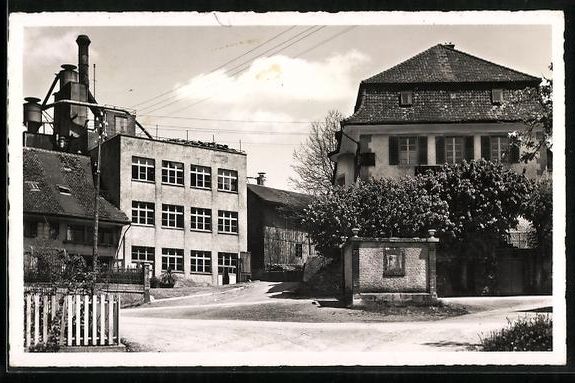 Cartes postales: Dürrenäsch, Strassenpartie mit Fabrik – D'occasion à Berlin par bartko-reher