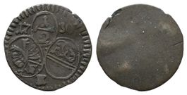 Obwalden Halbkreuzer 1730, keine Wertangabe auf Rs.  /2665
