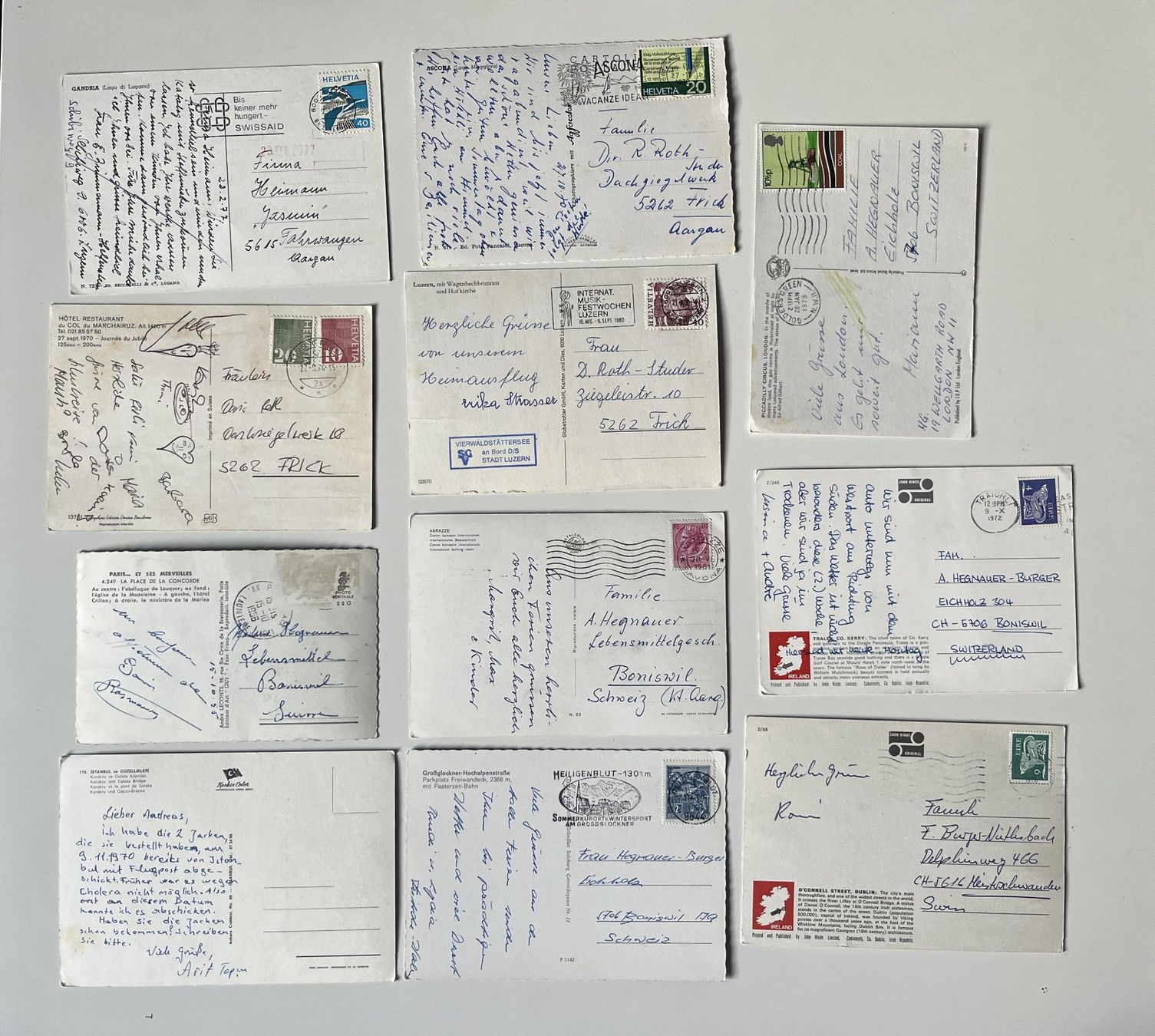 Cartes postales: alte Ansichtskarten Postkarten farbig – D'occasion à Unterkulm par esco 1