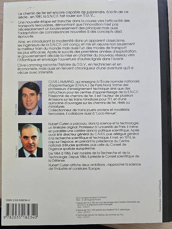 Libri: La grande aventure du TGV – Usato da Lignières venduto da grisoux41 3