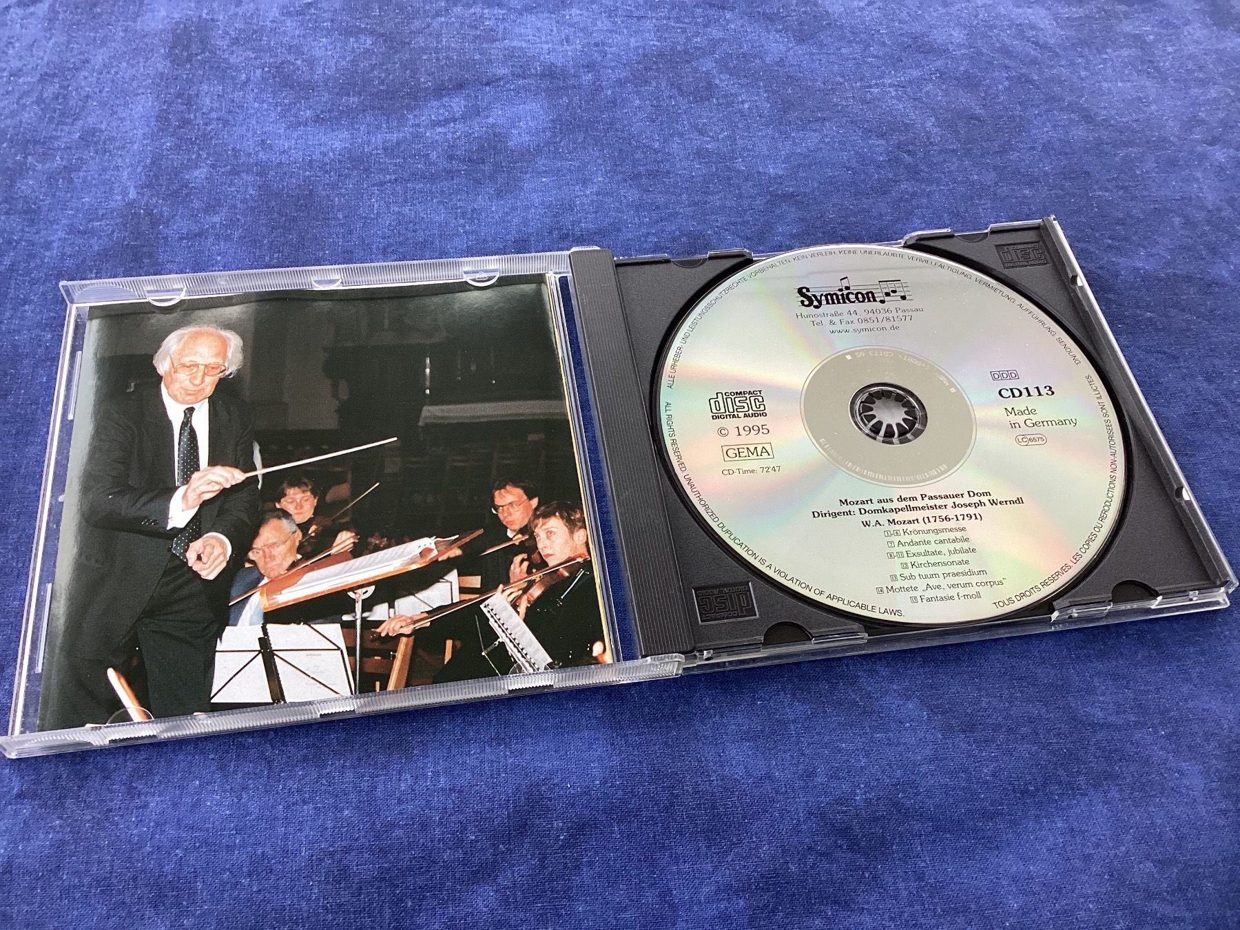 CD: Mozart, aus dem Passauer Dom – Usato da Mörschwil venduto da Monzar 1