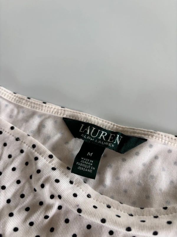 Ralph Lauren Top: Ralph Lauren polka dot top – Usato da Genève venduto da toandfrom 3