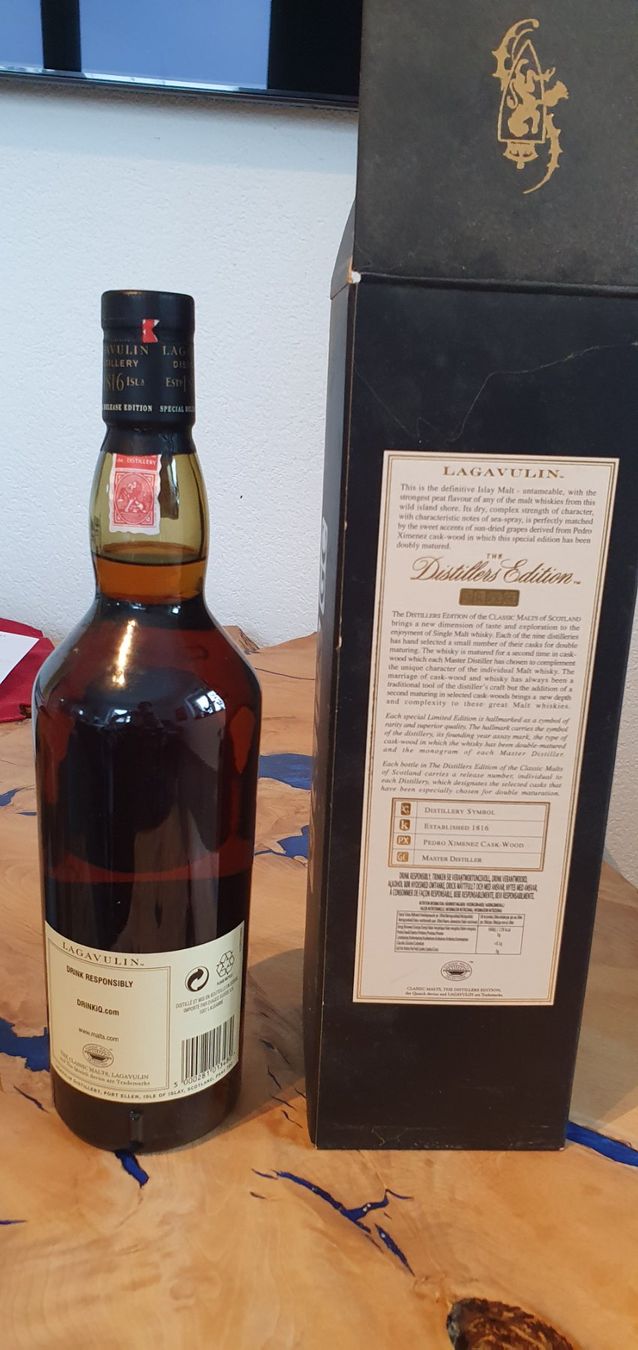 Bevande alcoliche: Whisky 1995 aus sammlung. lagavulin – Nuovo e nell'imballaggio originale da Mammern venduto da Iten-chris 2