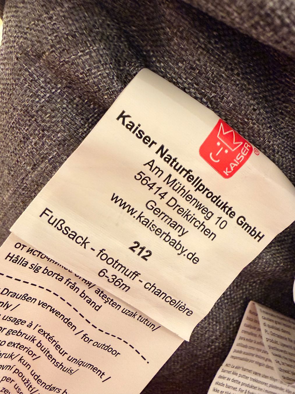 Kaiser Sacchi a pelo: Kaiser Lammfell Fusssack Iglu – Usato da Ebmatingen venduto da anniussi 2