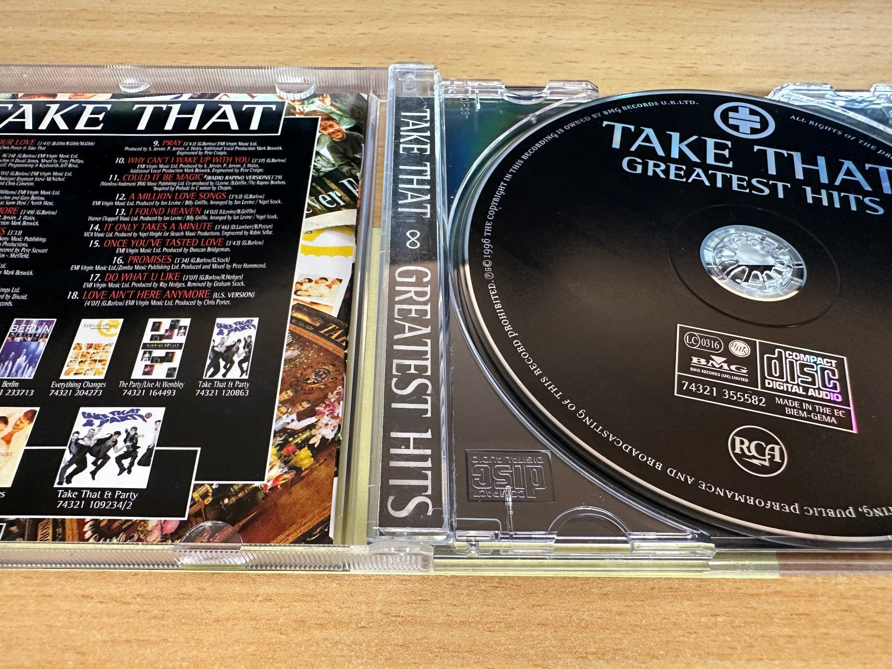CDs: Take That – Greatest Hits – Gebraucht aus Rikon im Tösstal von Alpenmutz 2