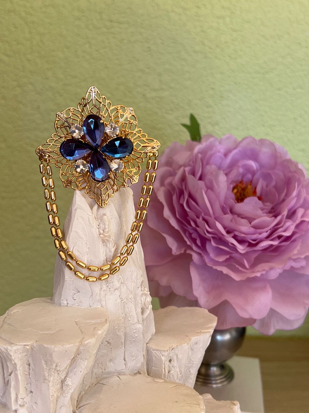 Spille & Fermagli: Schöne Brosche – Nuovo (secondo la descrizione) da Seon venduto da Sunny-Schmuck78