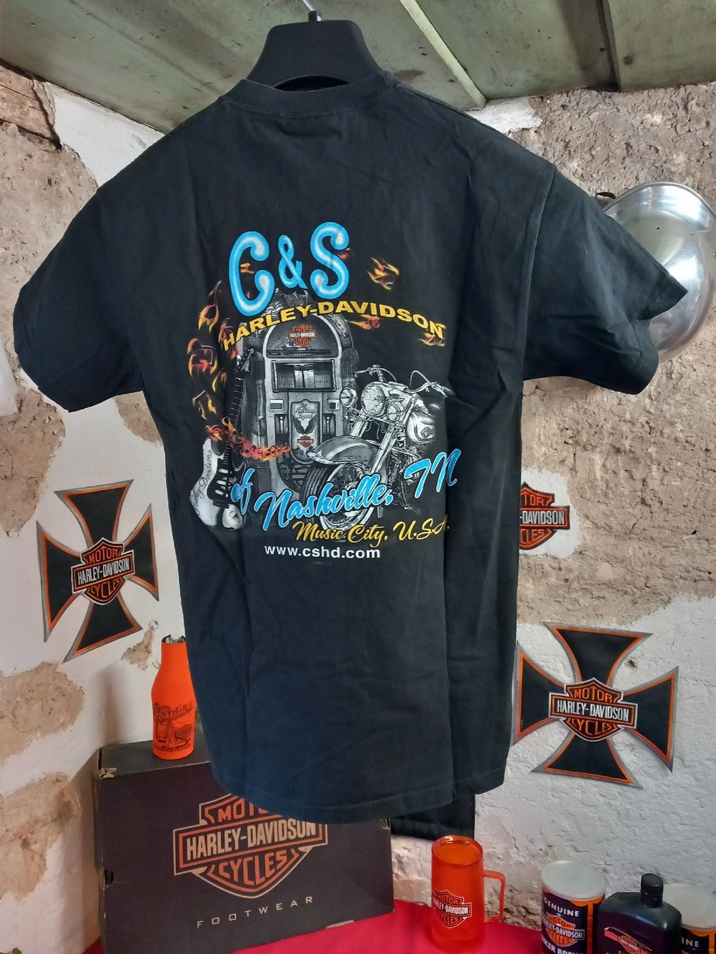 Harley-Davidson T-Shirts: Harley-Davidson T-Shirt G.M – Gebraucht aus Hochwald von motowear-secondhand 2