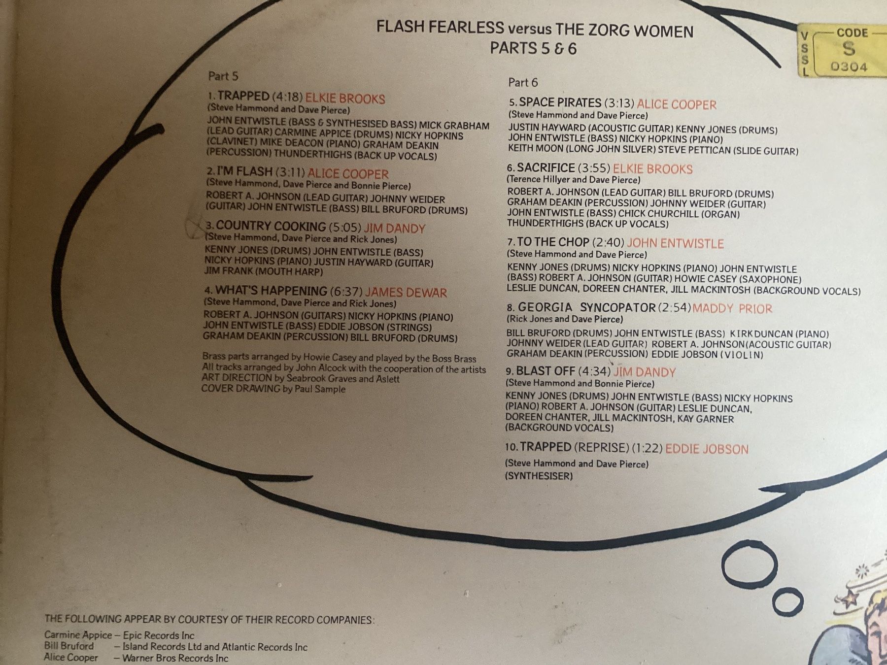 Dischi in vinile: Flash Fearless VS Zmorge Woman LP – Usato da Gutenswil venduto da Hamzian 1