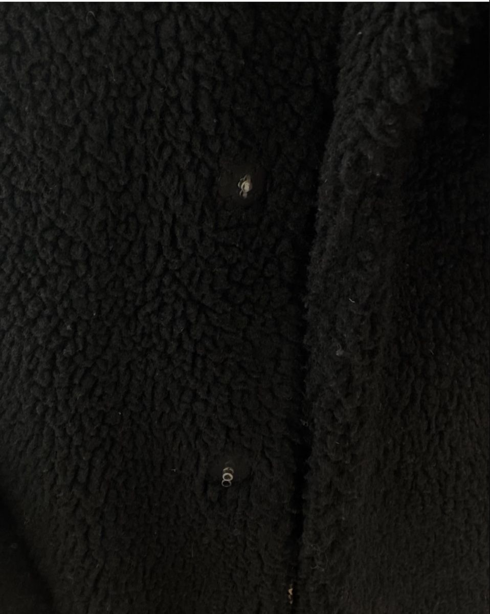 H&M Mäntel: Schwarzer Teddy Mantel H&M, Wintermantel, Gr. 36 – Gebraucht aus Basel von JMSZ 2