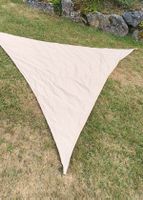 Sonnensegel beige Dreieck neuwertig