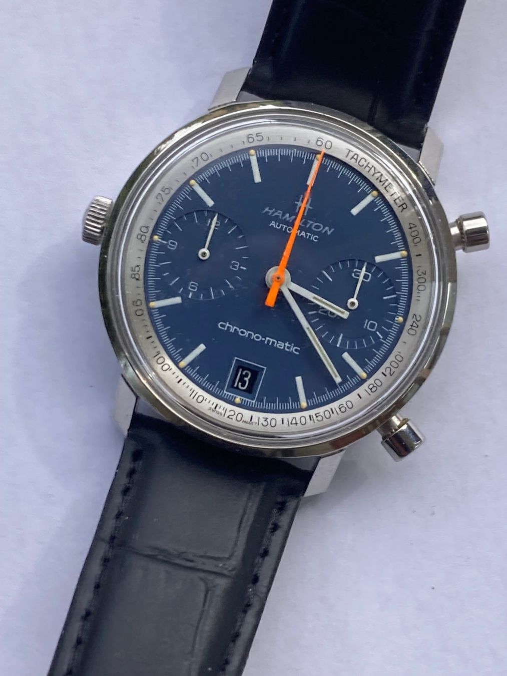 Hamilton Orologi: Hamilton automatic chrono-matic – Nuovo (secondo la descrizione) da Grenchen venduto da extrafein 1