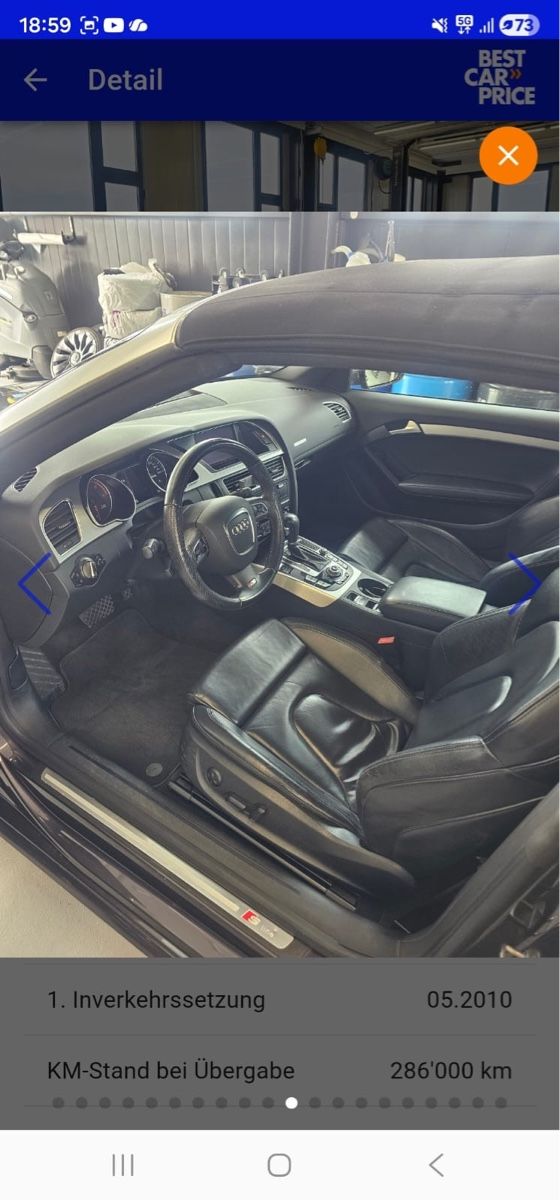 Audi Automobili: Audi A5 Cabrio 3.0TDI S-Line Automat – Usato da Flawil venduto da neu_7wrf 5