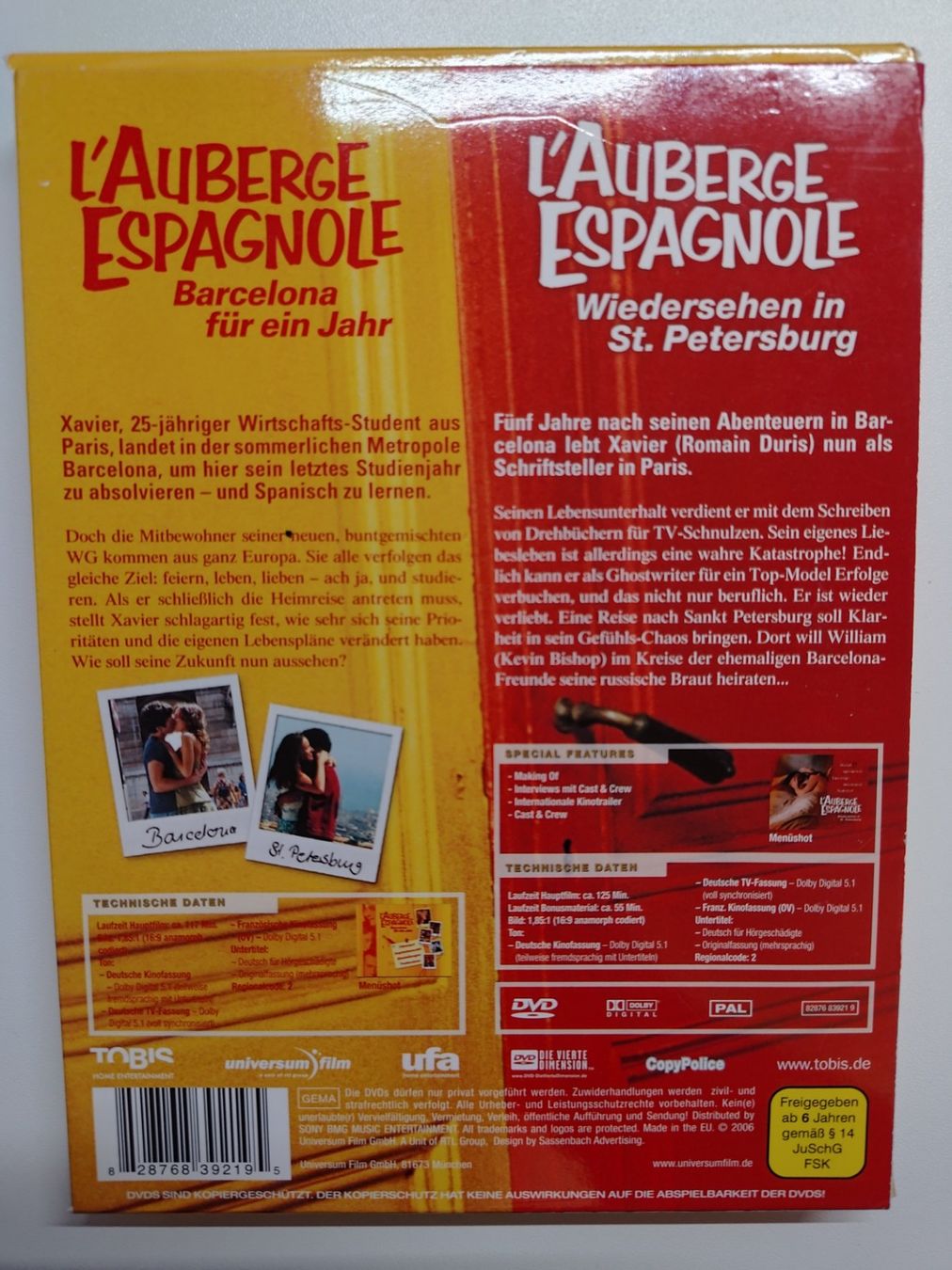 Tutti i DVDs: L'auberge Espagnole Teil 1 & 2 – Usato da Liestal venduto da Kratzilla 2