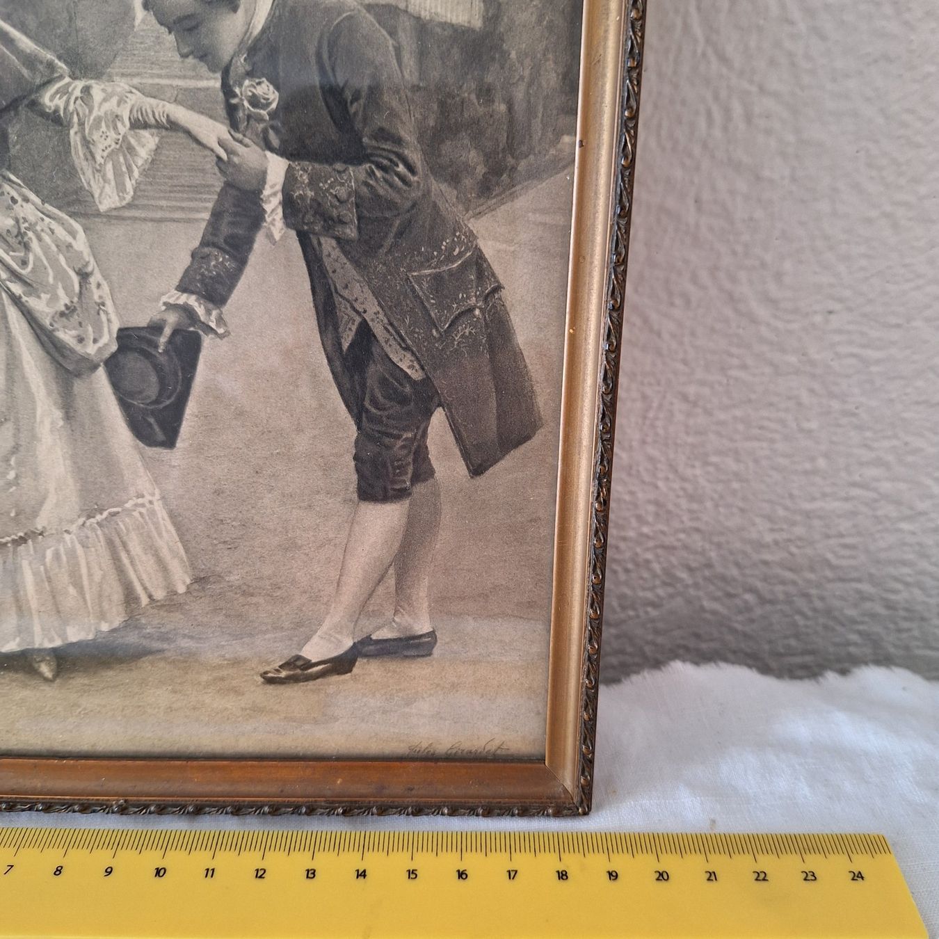 Foto & Immagini: Versand möglich! Altes Bild Shabby Chic Stil – Usato da Winterthur venduto da Goldpipau 8