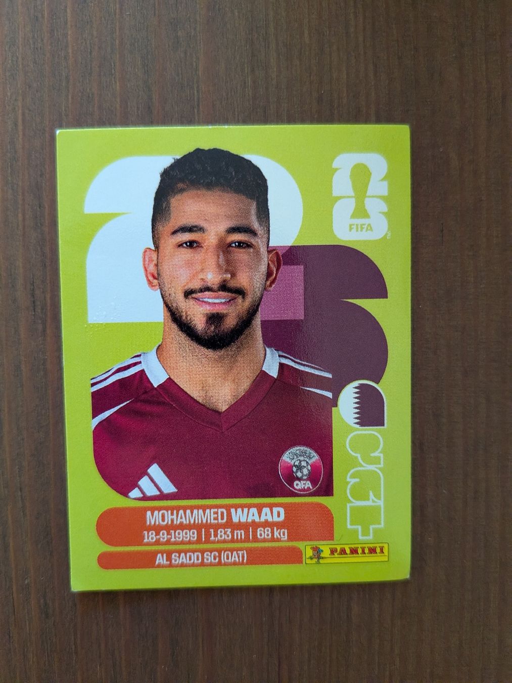 Panini Sammelbilder & Trading cards: Panini Bild QAT 14 – Gebraucht aus Eschenbach SG von SanFranciscoCalifornia