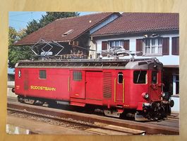 Postkarte SOB Südostbahn Gepäcktriebwagen De 4/4 21