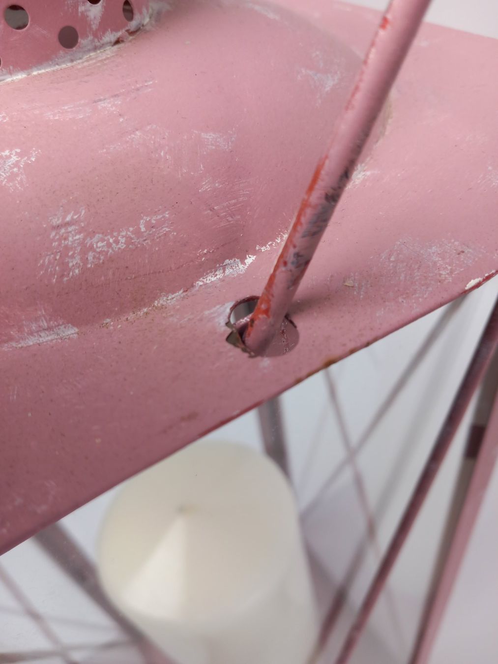 Lanterne: Laterne rosa mit Kerze – Usato da Suhr venduto da Restwert_Suhr 4