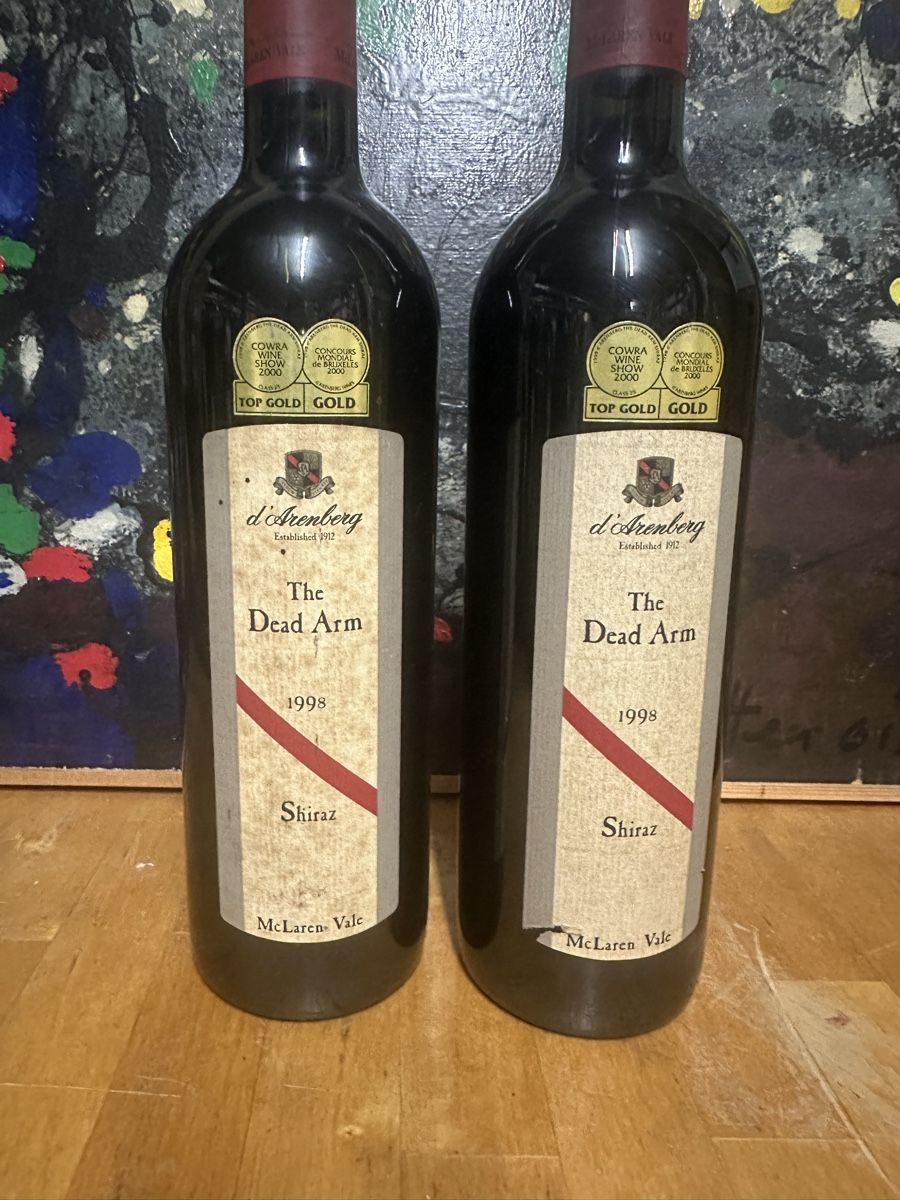 Vino: 2 bout shiraz the dead arm 1998 – Nuovo (secondo la descrizione) da Bellevue venduto da bordeaux075cl
