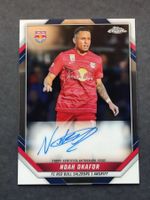 Noah Okafor on card Autogramm aus dem RB Salzburg Set 1/75