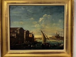 Veneding Canal Grande ÖlGemälde 1770